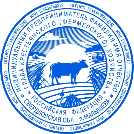 Печать ИП КФХ №7